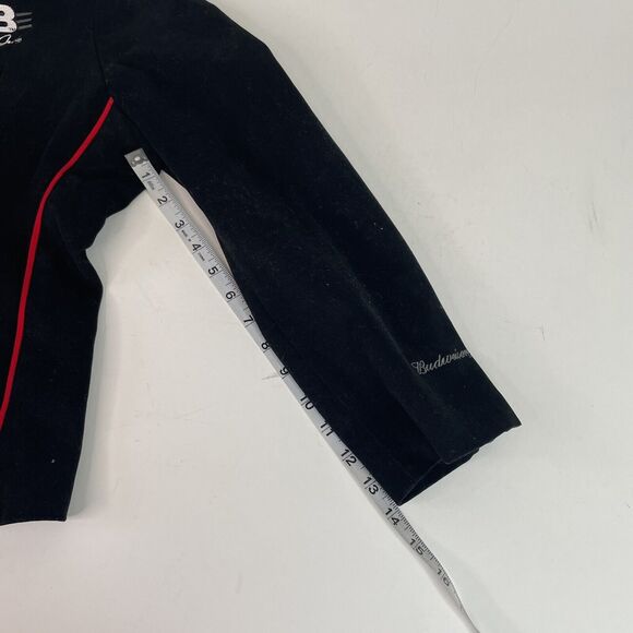 Womens Dale Earnhardt Jr #8 Budweiser Jacket by Chase Authentics Black Small - Picture 9 of 9